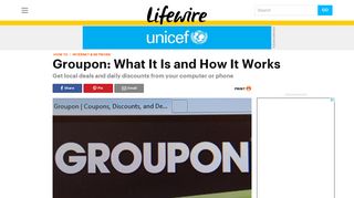 What Is Groupon, and How Does It Work? - Lifewire