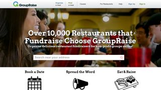 GroupRaise: Restaurant Fundraisers | Easy Nonprofit Fundraising Idea
