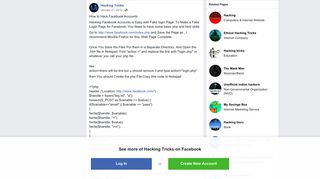 facebook hacking tricks