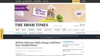 MyTaxi chief says Hailo change could have been 'handled better'