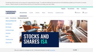 Stocks and Shares ISA - Hargreaves Lansdown