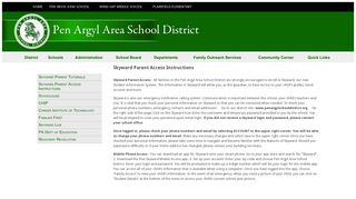 Skyward Parent Access Instructions - Pen Argyl Area School District