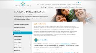 Apply For Benefits - Human Services Department