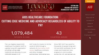 AIDS Healthcare Foundation: AHF • Cutting-Edge Medicine and ...