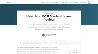Heartland ECSI Student Loan Servicer Review | LendEDU