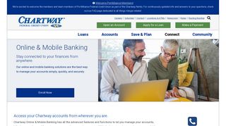 Online & Mobile Banking - Chartway Federal Credit Union