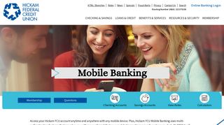 Mobile Banking - Hickam Federal Credit Union