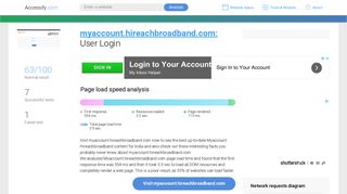 Access myaccount.hireachbroadband.com. User Login