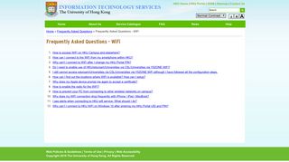 Frequently Asked Questions - WiFi | Information Technology ...