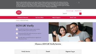 GOV.UK Verify | Post Office