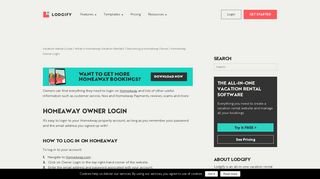 HomeAway Owner Login - Lodgify