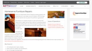 Homeserve Furniture Repairs - British Furniture Manufacturers