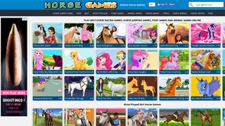 Horse Games - Pony Games - Free Online Horse Games