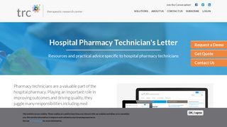 Hospital Pharmacy Technician's Letter | Therapeutic Research Center