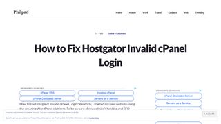 hostgator login cpanel