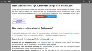 how can i access my msn email account how can i access my msn email account