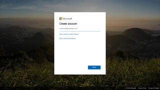 Create account - Microsoft account - Outlook.com