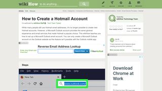 How to Create a Hotmail Account: 13 Steps (with Pictures)