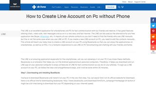 create line account on pc