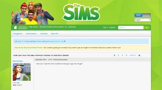starting sims 4 without origin