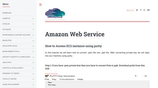 How to Access EC2 instance using putty - UtterlyCloud