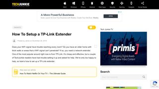 How To Setup a TP-Link Extender - TechJunkie