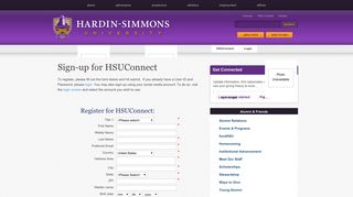 User Login - Hardin Simmons University