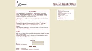Registration Services - Certificate Ordering Service - Login