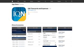 IQN Timecards and Expenses on the App Store - iTunes - Apple