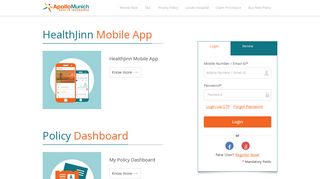 Apollo Munich | Access/ Update Policy details | Renew Your Policy ...
