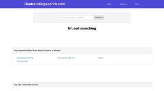 nfused | NFUSED - Usatrendingsearch.com