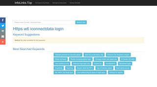 Https w6 iconnectdata login Search - InfoLinks.Top