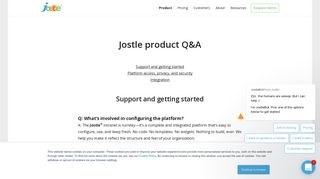 Intranet FAQs | Jostle
