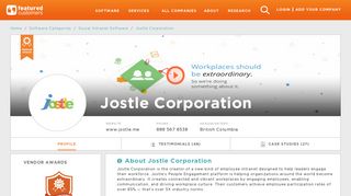 75 Customer Reviews & Customer References of Jostle Corporation ...