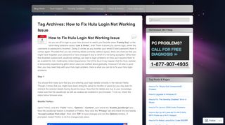 How to Fix Hulu Login Not Working Issue | Vtechsquad Blog - Online ...