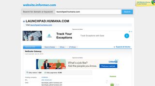 launchpad.humana.com at WI. NetScaler Gateway - Website Informer