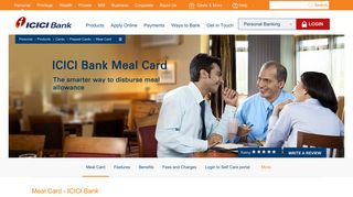 Meal Card | Food and Meal Card in India | Employee ... - ICICI Bank