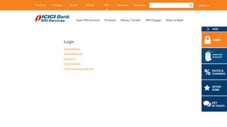 ICICI Bank Login