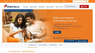 Mobile Internet Banking | Mobile Banking Services - ICICI Bank