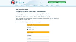 Course Offerings - Icpri.com