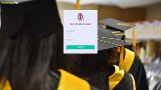 Knowledge Pro - MCC Student Portal