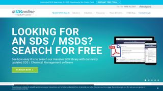 Manage Material Safety Data Sheets (SDS) with MSDSonline