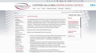 Chippewa Falls Area Unified School District - School Breakfast / Lunch ...