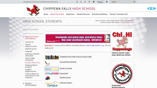 Chippewa Falls Area Unified School District - High School Students