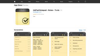 what is inkpad notepad