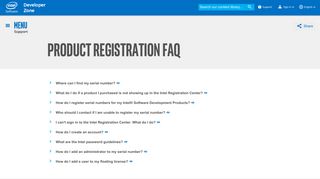 Can't login to the Intel® Registration Center | Intel® Software