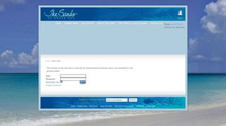 The Sands at Grace Bay (Owners) - Admin Login