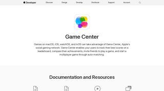 Game Center - Apple Developer