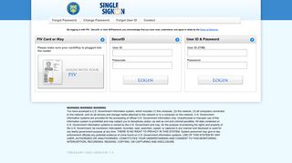 U.S. Department of the Treasury - Single Sign-On - Fiscal