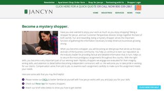 Become a Mystery Shopper - Jancyn